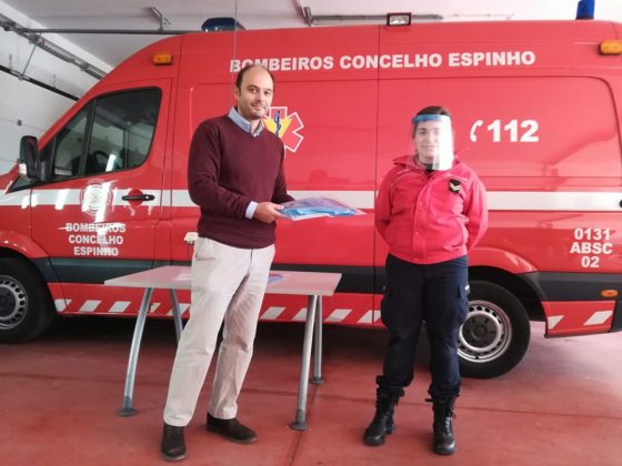 COVID-19: Mais de 500 viseiras doadas pela ESPE em Espinho